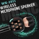 Беспроводной караоке-микрофон Wster WS-2911 с колонкой и изменением голоса Bluetooth - изображение 7