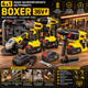 Набір акумуляторного інструменту Boxer BX 187Y 36V 5 0Ah шуруповерт ударний гайковерт перфоратор SDS Plus та кутова шліфувальна машина з двома акумуляторами - зображення 3