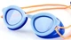 Окуляри для плавання диятчі Speedo KIDS SUNNY G S SHLLS 451, оранжево-синій - изображение 4