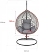 Fotel wiszący Nuforma 04K KJF4931SZ - obraz 9