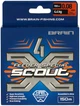 Шнур Brain Scout 4X 150m (fluoro Orange) 0.080mm 4.4kg - зображення 2