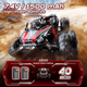 Радіокерована машинка HS14431 1:14 4WD Brushless на пульті керування до 70 км/год, RC позашляховик, всюдихід, акумулятор 11.1V - зображення 8