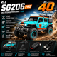 Радіокерована машинка ZLL SG206 PRO 1:20 4WD на пульті керування до 40 км/год, RC позашляховик, щітковий двигун, LED, металевий привід - зображення 1