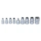 Набор насадок Torx 9 шт 1/4" 3/8" хромованадиевая сталь CrV SIGMA 6086541 - изображение 2