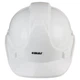 Каска строительная 8 точек крепления Sigma 21,5x29x21 см HDPE белая - изображение 1