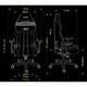 Геймерское кресло Hator Arc 3 S Velour Black (HTC3440S) [170583] - изображение 7