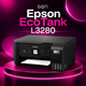 Цветное струйное МФУ Epson EcoTank L3280 с системой непрерывной подачи чернил, Wi-Fi, USB, дисплеем, печатью, копированием, сканированием, поддержкой Epson Connect, Smart Panel и iPrint - изображение 1