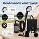 Портативный аккумуляторный душ MaxFlow 6000 мА·ч с насосом, термометром, 2 режимами и USB Type-C для кемпинга и дачи - изображение 2