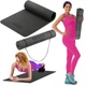 Килимок для фітнесу та йоги TPE Gymtek 0,5 см Чорний (5907766664079) - зображення 8