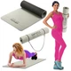 Килимок для фітнесу та йоги TPE Gymtek 0,5 см Сірий (5907766664314) - зображення 8