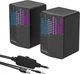 Акустическая система ColorWay SoundWave 2.0 RGB USB Black (CW-SPU06BK) - изображение 2
