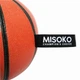 MISOKO&CO Іграшка для собак, м'яч надувний, у формі баскетбольного м'яча, помаранчевий, 18.5 см - зображення 2
