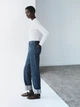 Джинсы Regular Fit женские Uniqlo 489379981 27 Синие (1160790632) - изображение 16