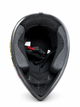 Мотошлем кроссовый Enduro DOT с очками в комплекте S 55-56 см, вентиляция, черный с графическим принтом - изображение 8