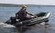 Надувний човен ПВХ Моторний Ладья Л-290МЕ; 3-місний, з сланевим настилом, зсувним сидінням, привальним брусом, колір зелений. - изображение 3