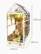 Бук Нук Сад Сальвії Інтер'єрний конструктор Sylvia Garden DIY Book Nook Kit SQ-22 - изображение 6