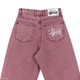 Чоловічі широкі джинси Stussy бордо, вільний крій, оверсайз, Y2K стиль, Туреччина 36 (1027-980) - изображение 8