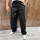 Чоловічі широкі джинси Carhartt чорні, оверсайз, вуличний стиль, Y2K 30 (1027-666) - изображение 5