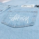 Чоловічі широкі джинси Stussy світло-блакитні, оверсайз, у вуличному Y2K стилі 36 (1027-537) - изображение 9
