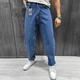 Чоловічі джинси мом Stussy блакитні, вільний крій, комфортні, якісні, Туреччина 36 (923-041) - изображение 5