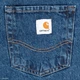 Чоловічі широкі джинси Carhartt блакитні, вільний крій, Y2K стиль, преміальна якість. 36 (1027-745) - изображение 4