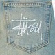 Чоловічі широкі джинси Stussy світло-голубі, оверсайз, Y2K стиль, скейтерські, Туреччина 31 (1027-535) - изображение 4