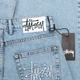 Чоловічі широкі джинси Stussy світло-блакитні, оверсайз, у вуличному Y2K стилі 36 (1027-538) - изображение 10