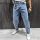 Чоловічі джинси мом Stussy блакитні, вільний крій, комфортні, якісні, Туреччина 36 (923-040) - изображение 5