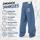 Джинси чоловічі широкі баггі New York Yankees блакитні 32 (1080-275-3) - изображение 5