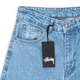 Чоловічі джинси мом Stussy блакитні, вільний крій, комфортні, якісні, Туреччина 36 (923-041) - изображение 13
