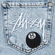 Чоловічі широкі джинси Stussy світло-голубі, оверсайз, вуличний Y2K стиль, скейтерські, преміальна якість 31 (1027-638) - изображение 6