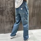 Чоловічі широкі джинси Carhartt сині, оверсайз, Y2K стиль 34 (1060-678) - изображение 4