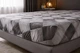Простынь на резинке "Gray texture" из полиэстера 160х200 см - изображение 2