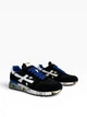 Мужские кроссовки повседневные Premiata Mick Black Blue White 41 (26,0 см) Черный - изображение 6