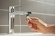Смеситель для раковины HANSGROHE Rebris E 110 72557000 с донным клапаном - изображение 3
