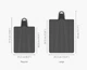 Складна обробна дошка Chop2Pot Plus Black 60202 - изображение 2