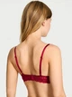 Комплект белья Victoria's Secret бюст Push-Up и трусики чики 1160928395 (Бордовый 38B/L) - изображение 3