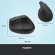 Мышь компьютерная Logitech Lift Vertical Ergonomic Mouse Graphite (910-006473, 910-006479) - изображение 10