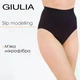 Трусы женские корректирующие Giulia SLIP MODELLING M/L Black, бесшовные, микрофибра, высокая посадка - изображение 3