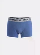 Трусы боксеры мужские хлопковые Giulia G-MAN 20401/60 XL Navy-bleached denim, эластичные, однотонные - изображение 3