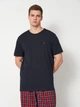 Пижама (футболка + штаны) мужская хлопковая Tommy Hilfiger 464339188 XL Синий/Красный (1159865411) - изображение 3