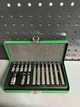 Набор бит TOPTUL GAAD1506 серый из стали S2 10 мм TORX Т20-Т55 шестигранные 15 предметов в металлическом кейсе (112-163-GAAD1506) - изображение 2