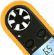 Анемометр BENETECH GM816 жовтий 0.1-30 м/с крильчастий кишеньковий з термометром та підсвіткою дисплея (112-163-GM816) - зображення 3