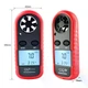 Анемометр WINTACT WT816 красный 0.1-30 м/с крыльчатый карманный с термометром и подсветкой дисплея 105x40x18 мм (112-163-WT816) - изображение 2