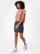 Юбка мини летняя прямая женская 4F Skirt F007 4FSS23TSKIF007-22S S Серая (5904698257652) - изображение 3