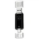 Флеш-накопичувач 2in1 USB 3.0 T&G 009 256ГБ метал чорний - зображення 1