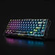 Бездротова клавіатура GravaStar Mercury K1 Lite (Transparent Black) - зображення 2