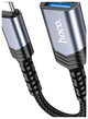Адаптер Hoco UA24 Type-C USB 3.0 для подключения флешек и периферийных устройств серый - изображение 7
