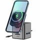 БЗУ + HUB WIWU Wi-W025 Cube 9in1 USB-C 64,5x65,4x79,5 мм алюміній сірий - зображення 1