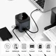 БЗУ + HUB WIWU Wi-W025 Cube 9in1 USB-C 64,5x65,4x79,5 мм алюміній сірий - зображення 4